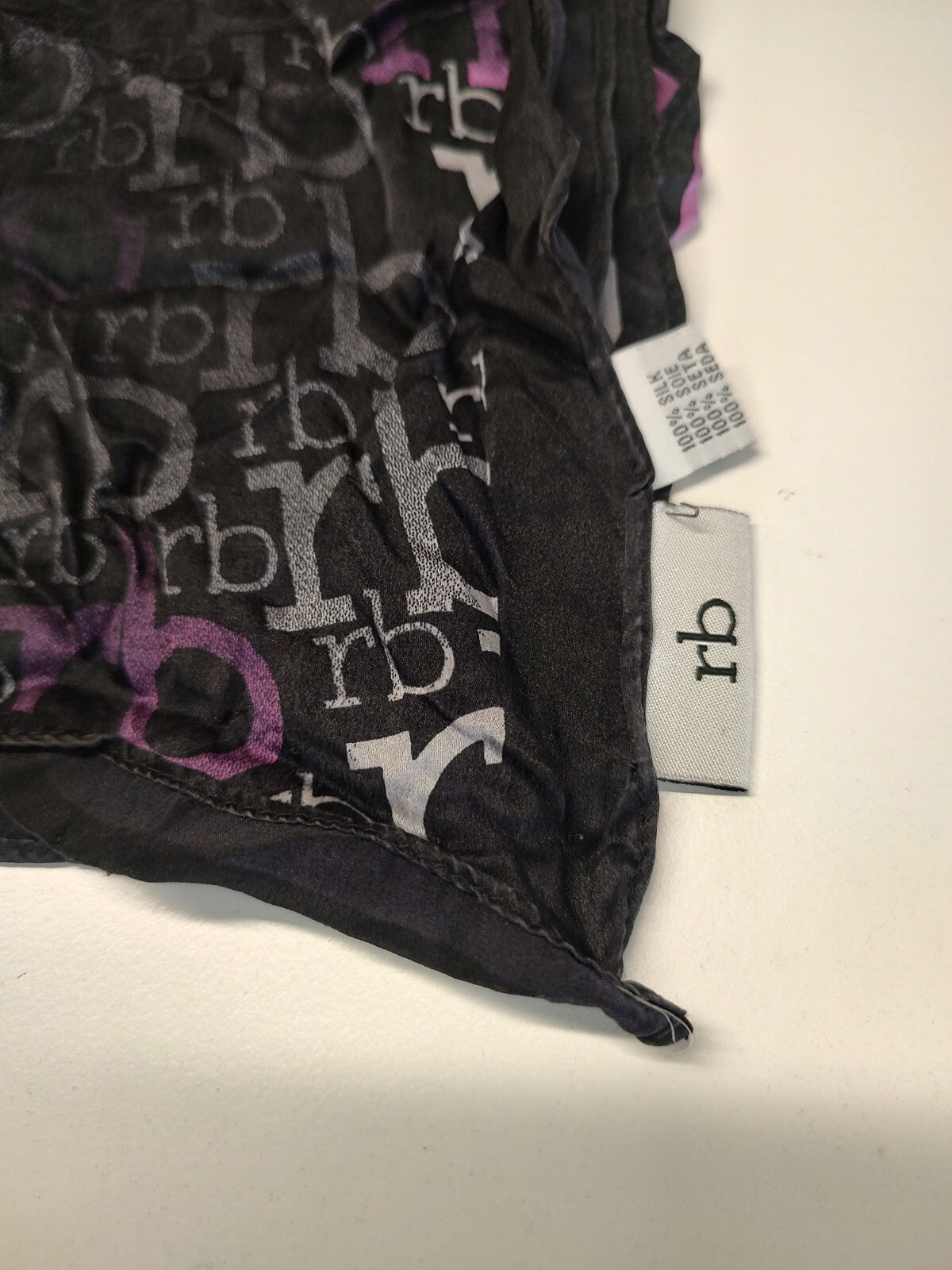 ROCCOBAROCCO FOULARD 100% SILK SETA SCARVES SCARF SQUARE MADE ITALY