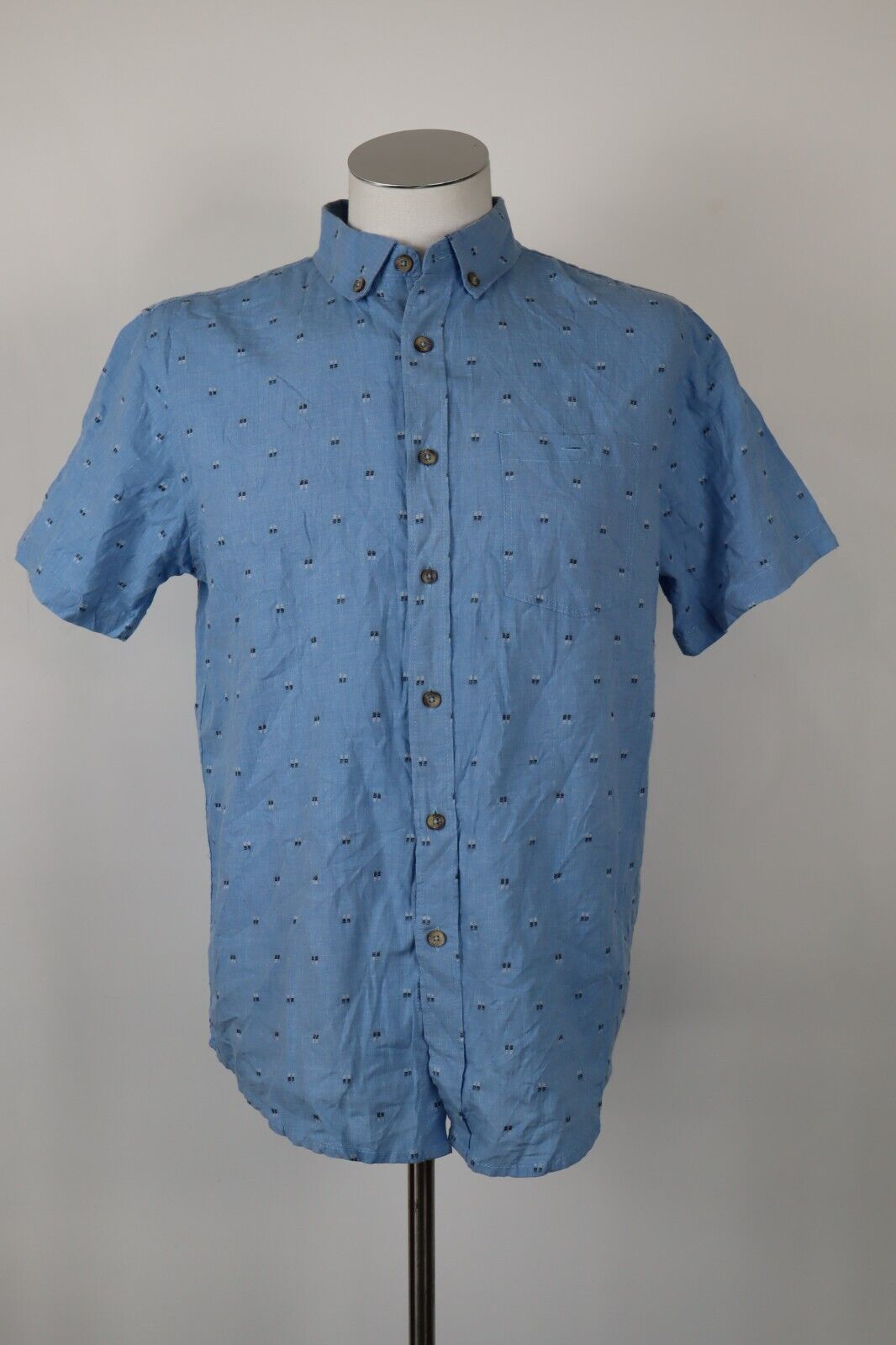 BILLABONG CAMICIA UOMO COTONE TG. M MAN CASUAL VINTAGE COTTON SHIRT