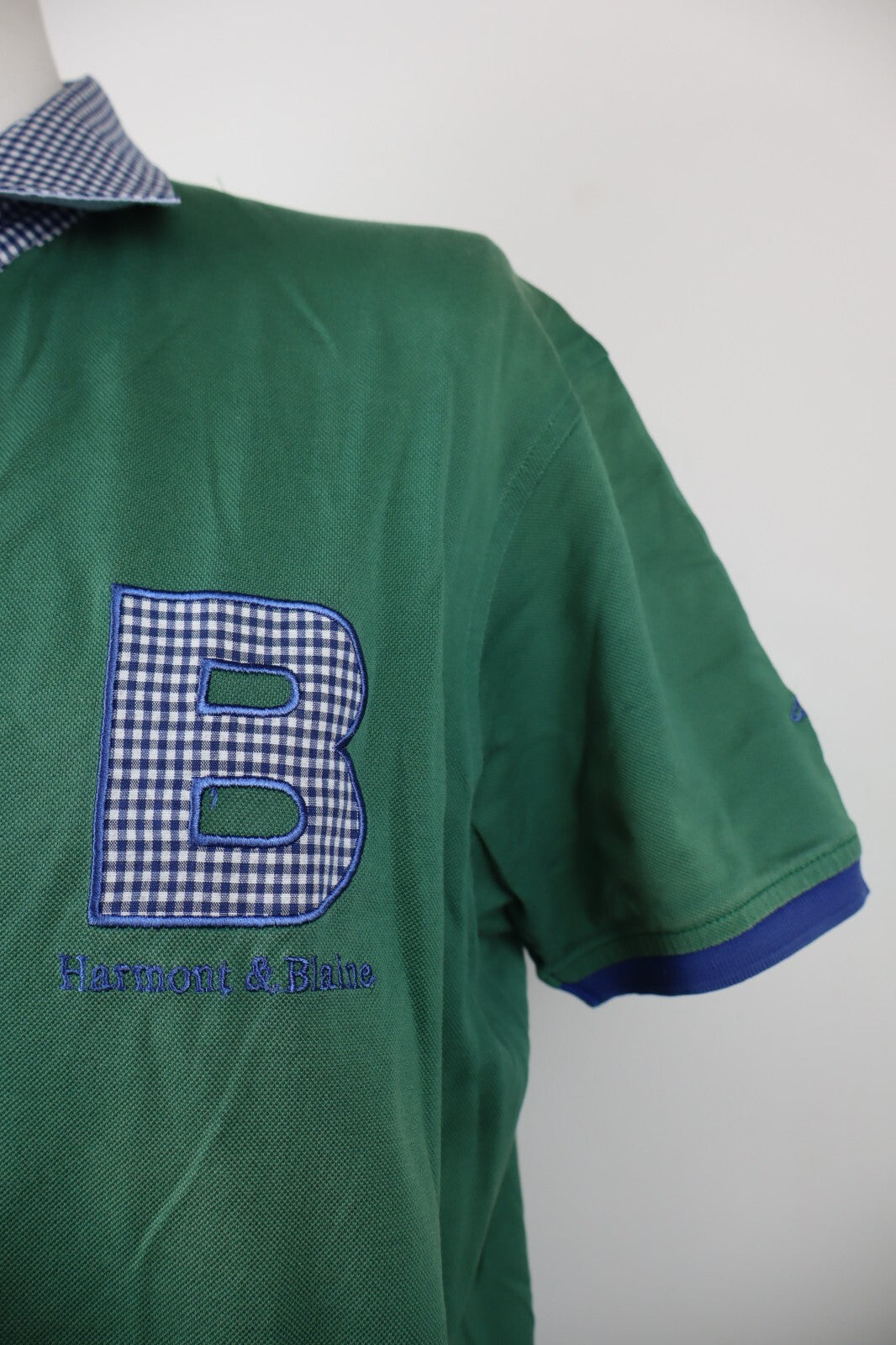 HARMONT & BLAINE POLO MAGLIA UOMO TG 2XL MAN COTONE SHIRT CASUAL VINTAGE LOGO