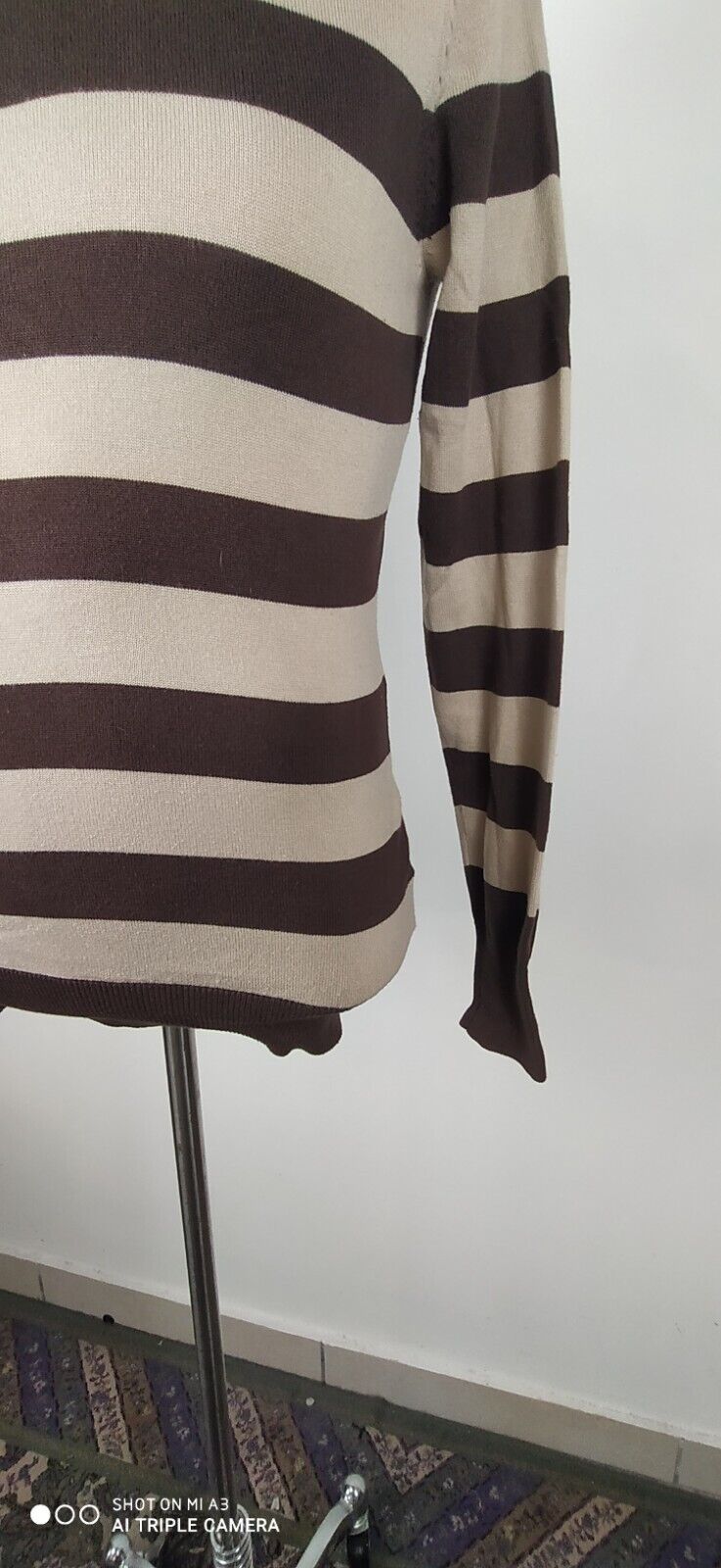 TOMMY HILFIGER MAGLIONE COTONE COTTON VINTAGE UOMO Tg. M MAN SWEATER CASUAL