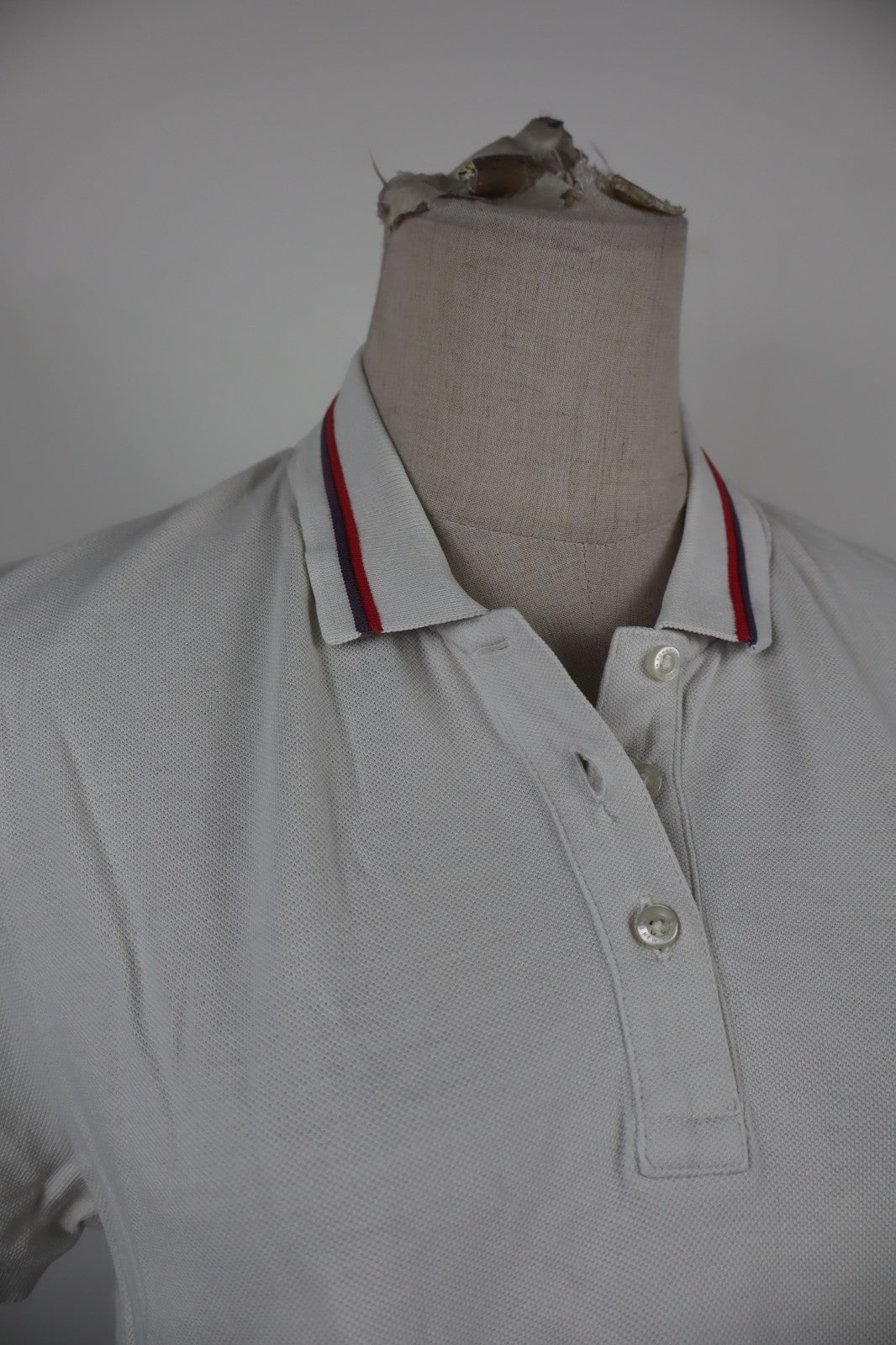 TOMMY HILFIGER JEANS POLO MAGLIA DONNA COTONE TG. M WOMAN SHIRT CASUAL VINTAGE