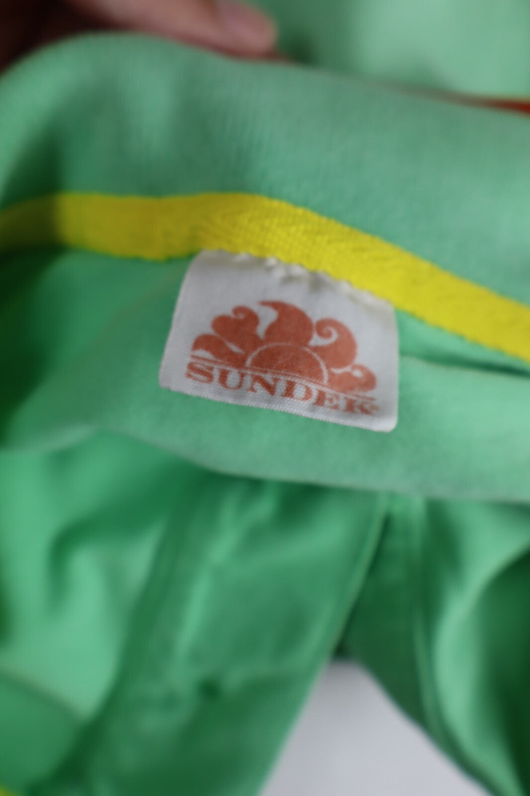 SUNDEK MAGLIA POLO UOMO COTONE TG. M MAN COTTON SHIRT CASUAL VINTAGE VERDE