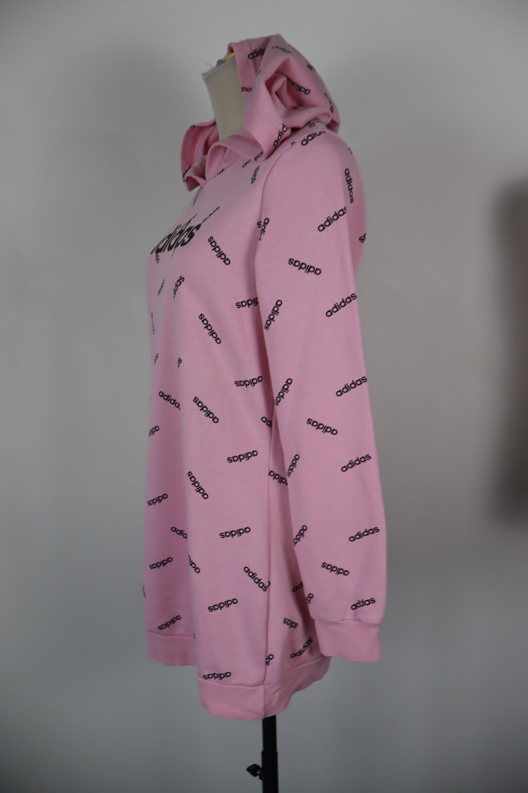 ADIDAS VESTITO ABITO DONNA TG. S 40/42 WOMAN CASUAL VINTAGE DRESS FELPA COTONE