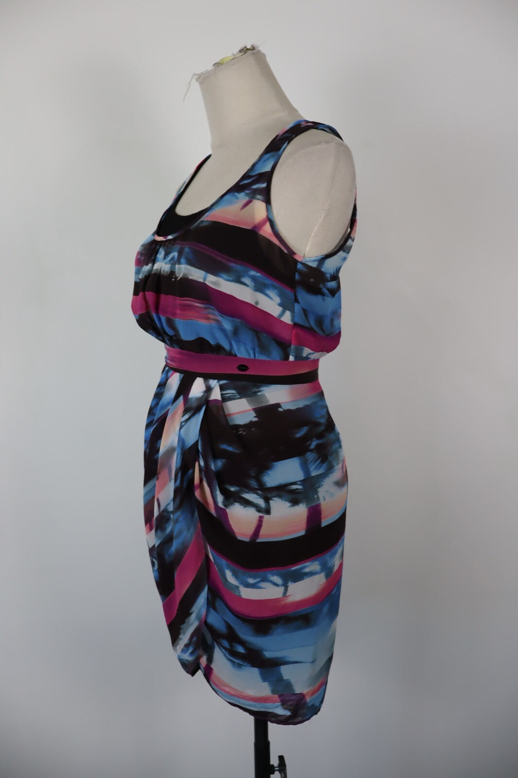 GUESS LOS ANGELES VESTITO ABITO DONNA TG. 38 / 2 WOMAN CASUAL VINTAGE DRESS