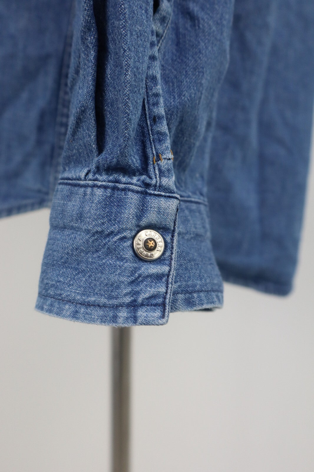 CARRERA CAMICIA JEANS UOMO TG. M  MAN CASUAL VINTAGE SHIRT COTONE DENIM