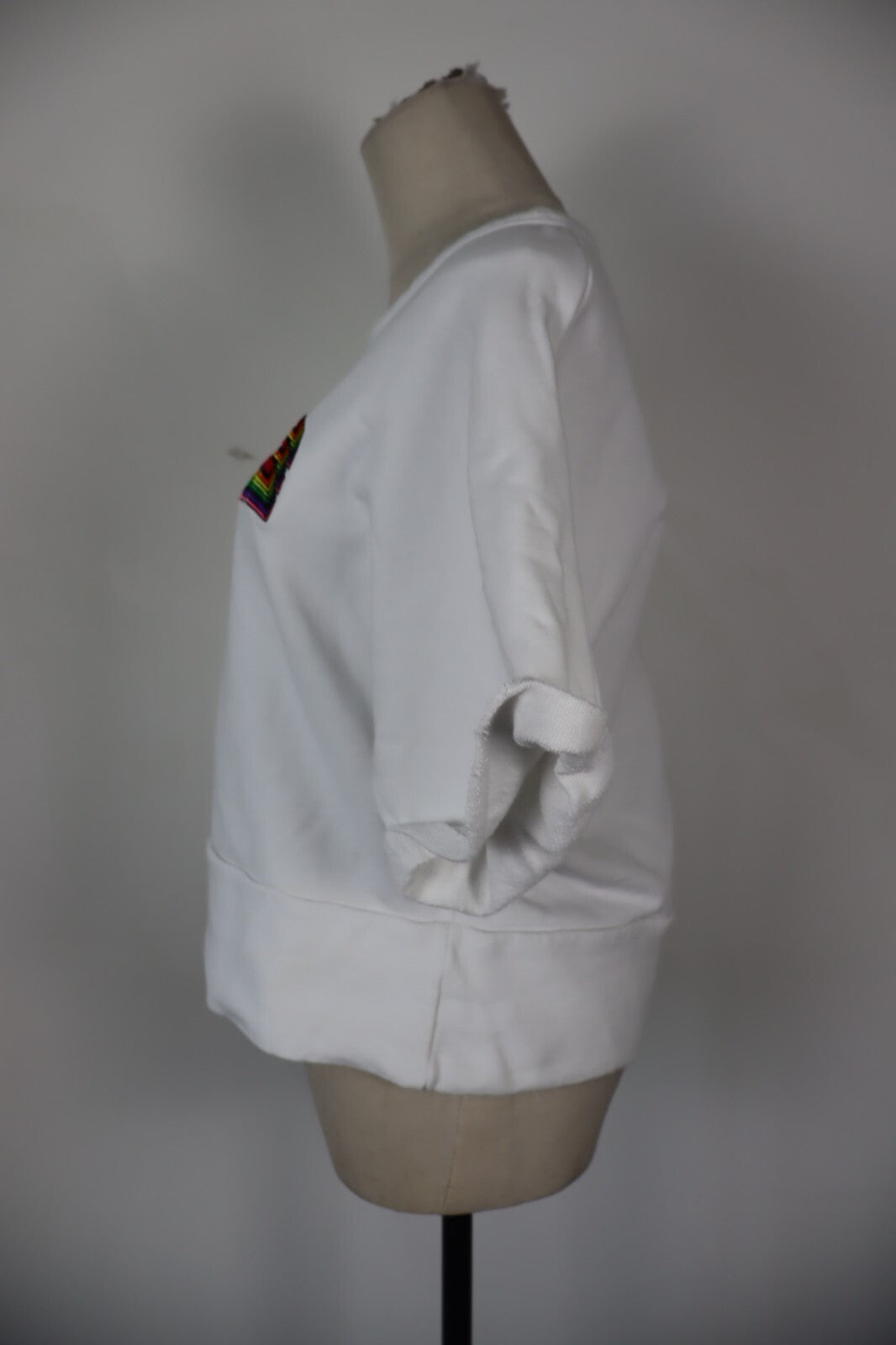 GAELLE PARIS FELPA DONNA Tg 1 WOMAN CASUAL VINTAGE SPORT SWEATSHIRT COTONE