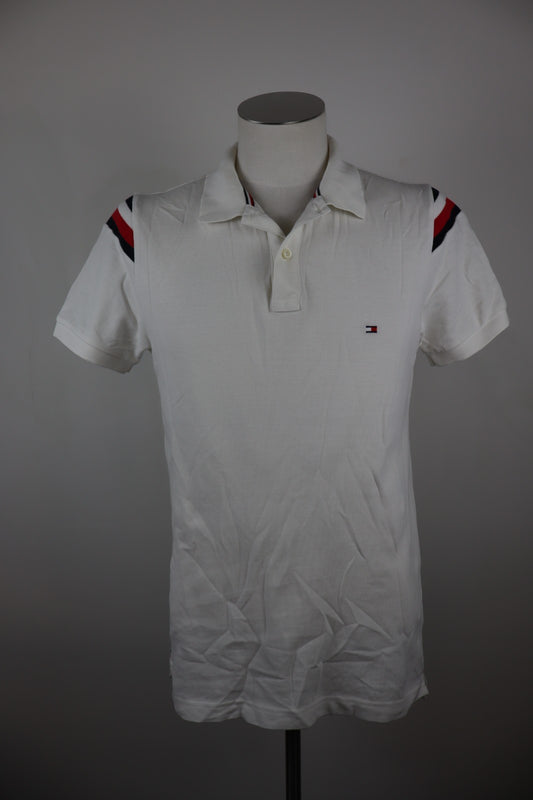 TOMMY HILFIGER POLO MAGLIA UOMO COTONE TG M SLIM MAN COTTON SHIRT CASUAL VINTAGE