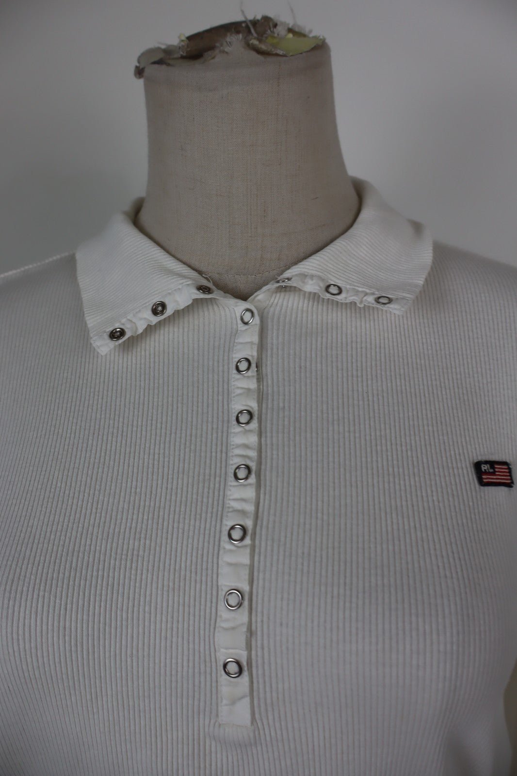 RALPH LAUREN POLO DONNA MAGLIA COTONE M WOMAN COTTON SHIRT CASUAL VINTAGE