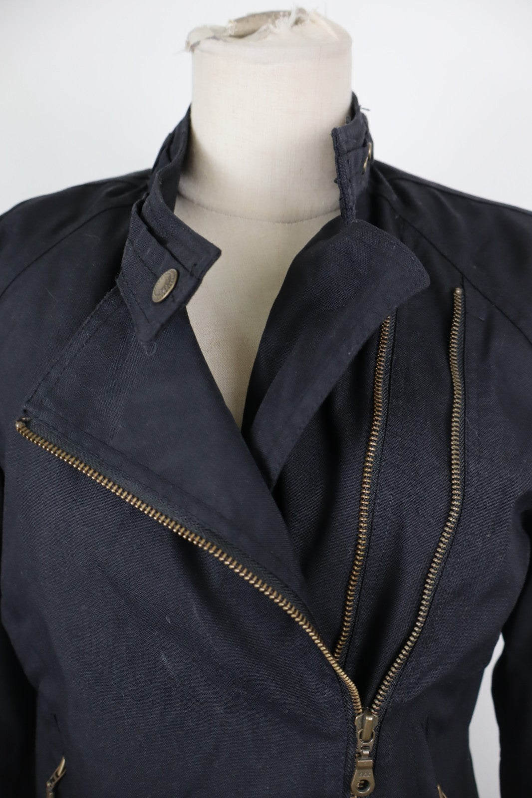 BIEFFE GIUBBINO MOTO DONNA TG. L WOMAN JACKET CASUAL VINTAGE