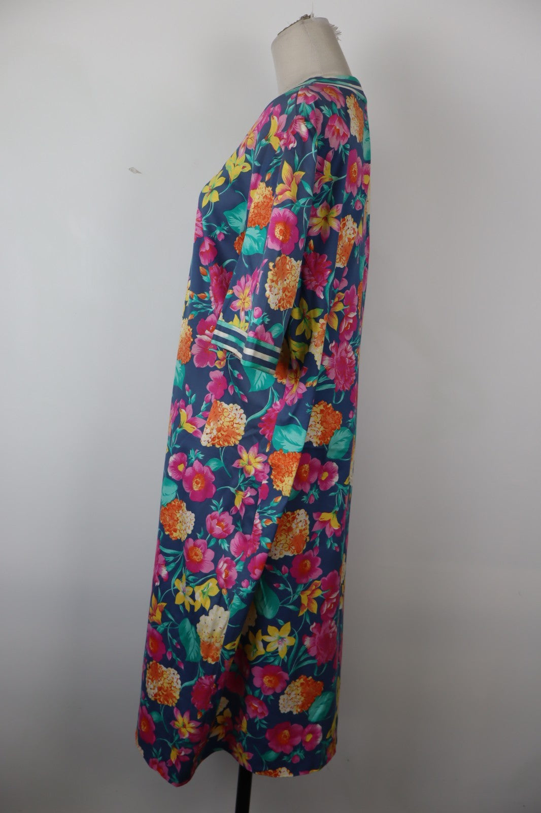 PIERRE CARDIN VESTITO SMANICATO DONNA 54 WOMAN CASUAL VINTAGE DRESS ABITO COTONE