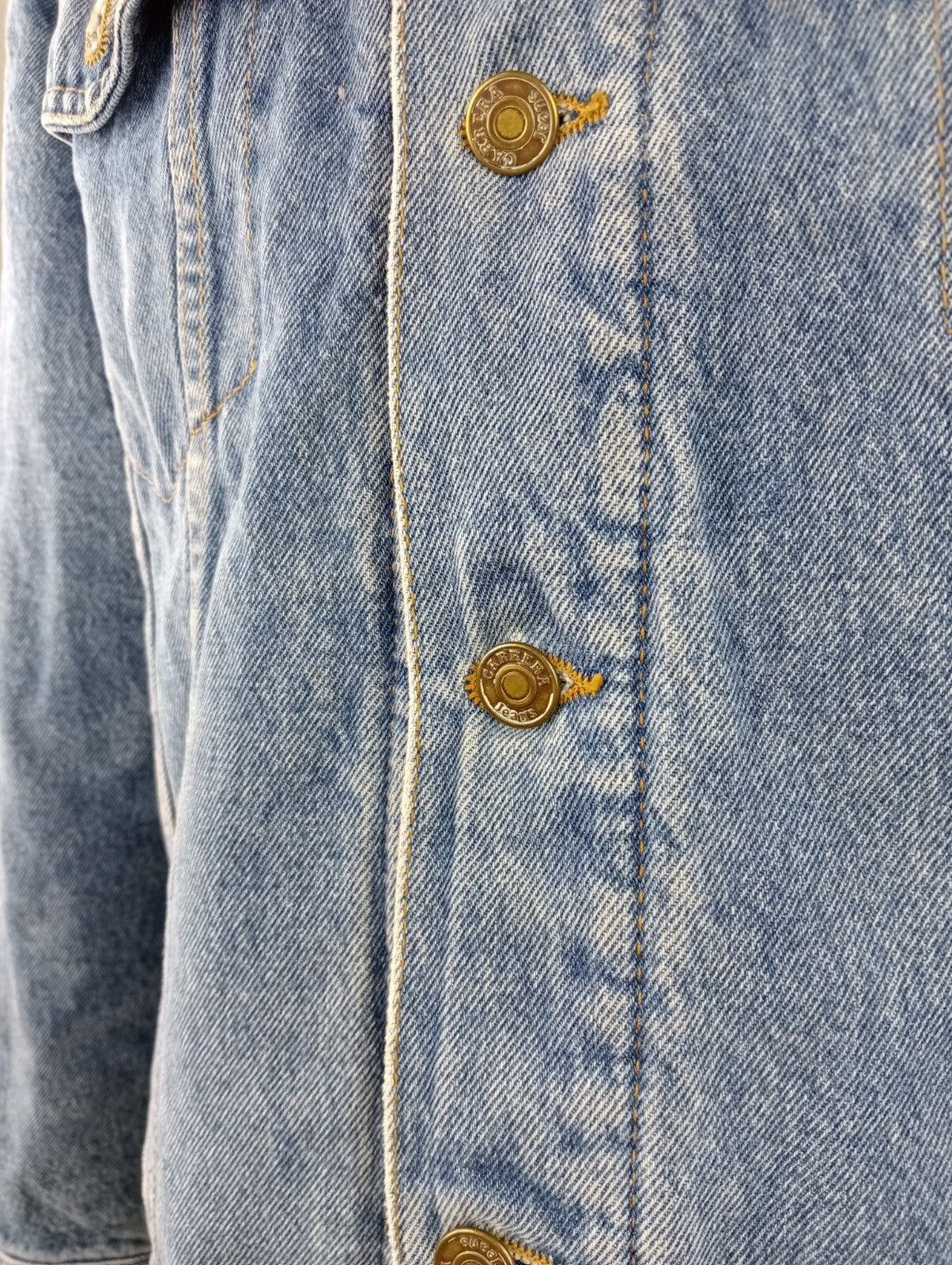 CARRERA GIUBBINO JEANS DENIM GIACCA UOMO S MAN CASUAL JACKET VINTAGE