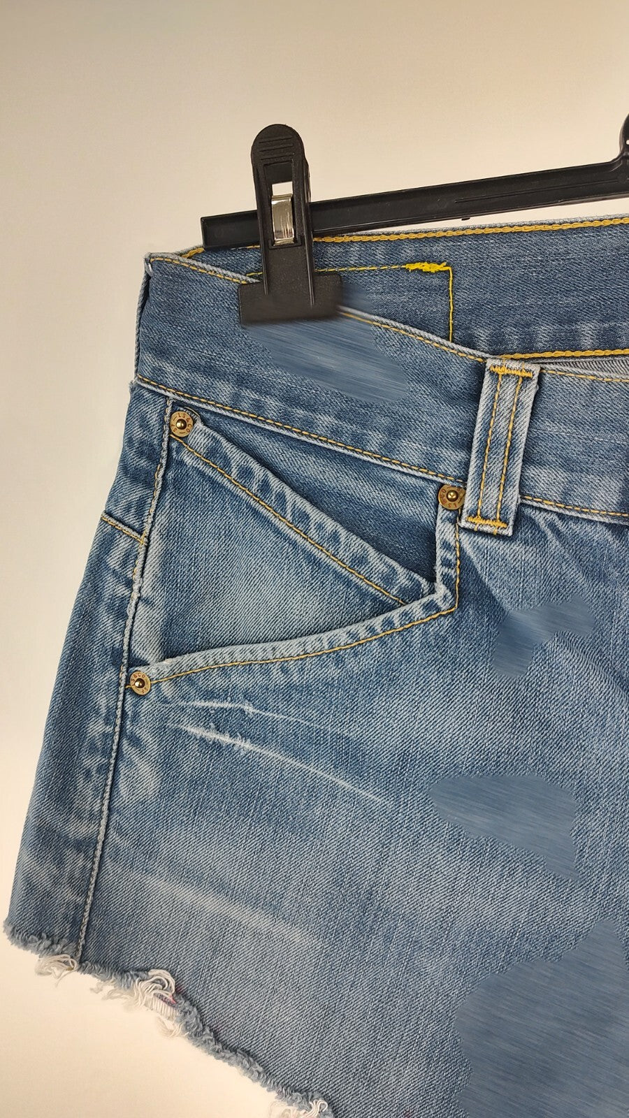 LEVI'S PANTALONCINO DENIM JEANS DONNA TG W29 WOMAN VINTAGE SHORTS