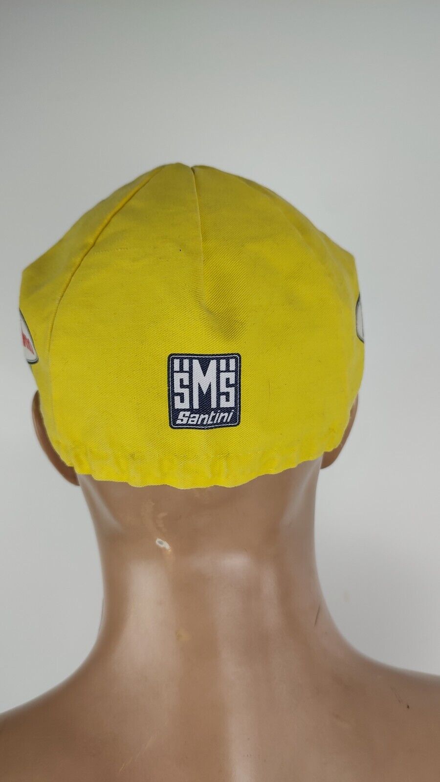 SMS SANTINI MERCATONE CAPPELLO CICLISMO ELASTICO UOMO MAN HAT CAP VINTAGE