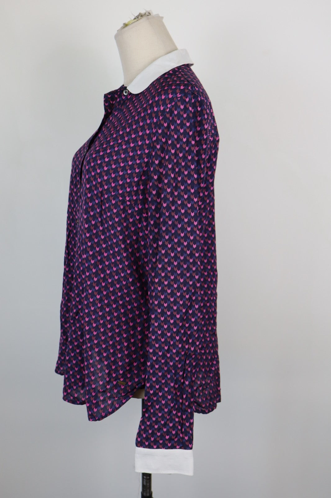 TOMMY HILFIGER CAMICIA DONNA TG L WOMAN SHIRT CASUAL VINTAGE COTONE