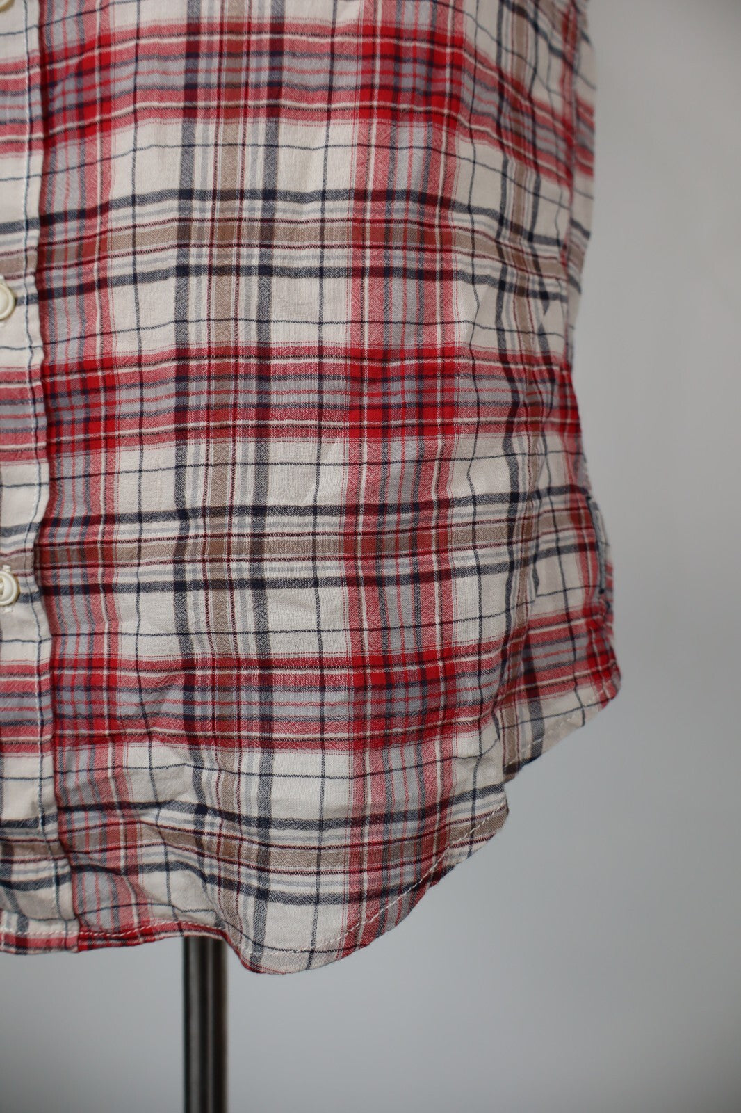 AJ ARMANI JEANS CAMICIA UOMO COTONE TG. M MAN CASUAL VINTAGE COTTON SHIRT