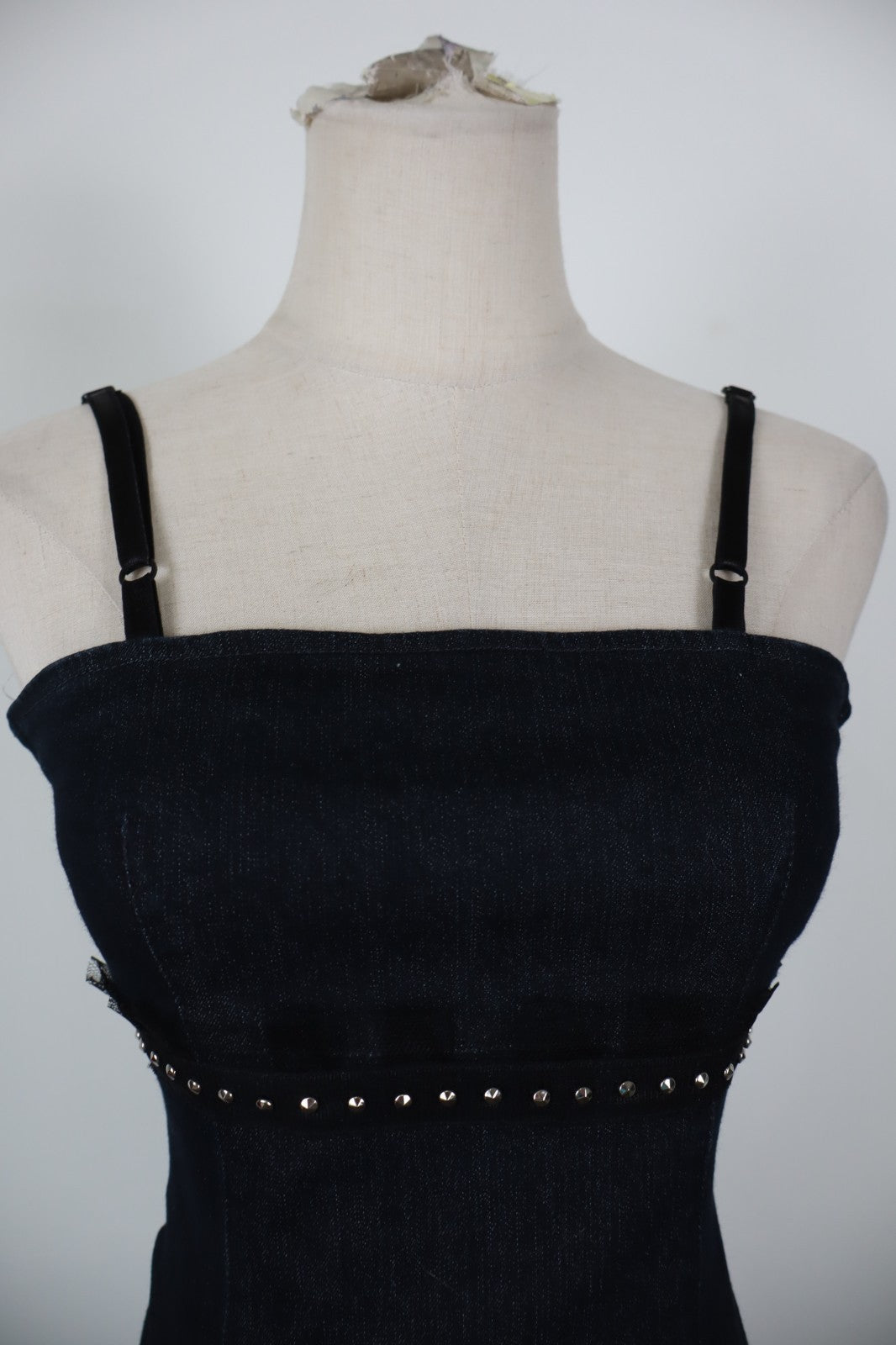 LIU JO VESTITO ABITO DONNA TG. XS WOMAN CASUAL VINTAGE DRESS DENIM