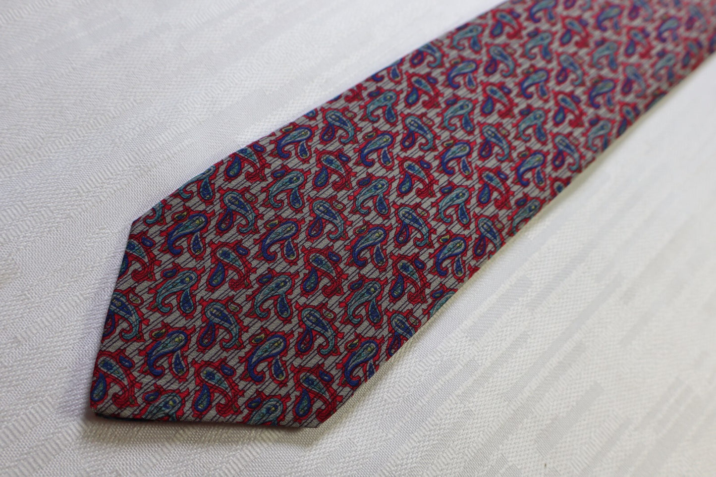 BASILE 100% SETA SILK TIE CRAVATTA NECKTIE VINTAGE CLASSIC ITALY