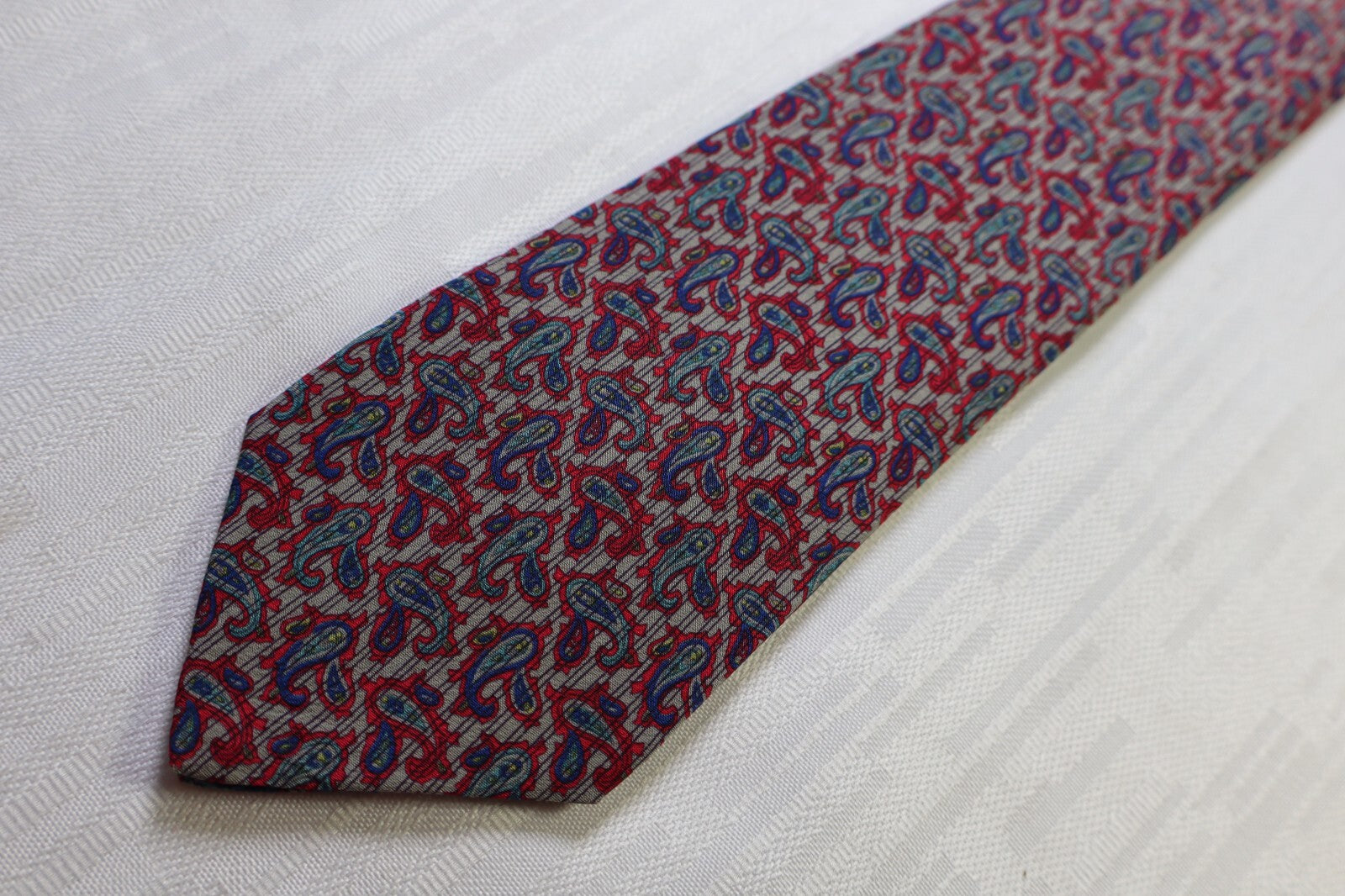 BASILE 100% SETA SILK TIE CRAVATTA NECKTIE VINTAGE CLASSIC ITALY