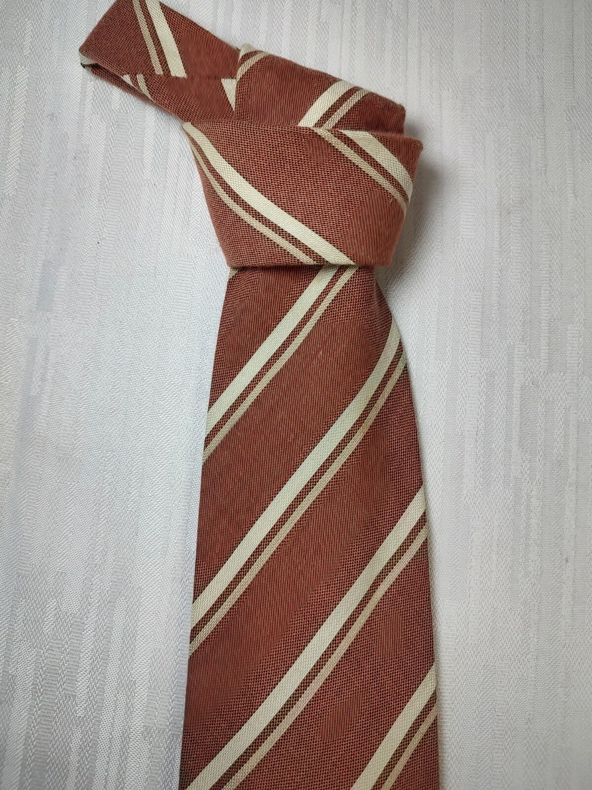 LES COPAINS COTONE SILK TIE SETA CRAVATTA NECKTIE MADE IN ITALY CLASSIC