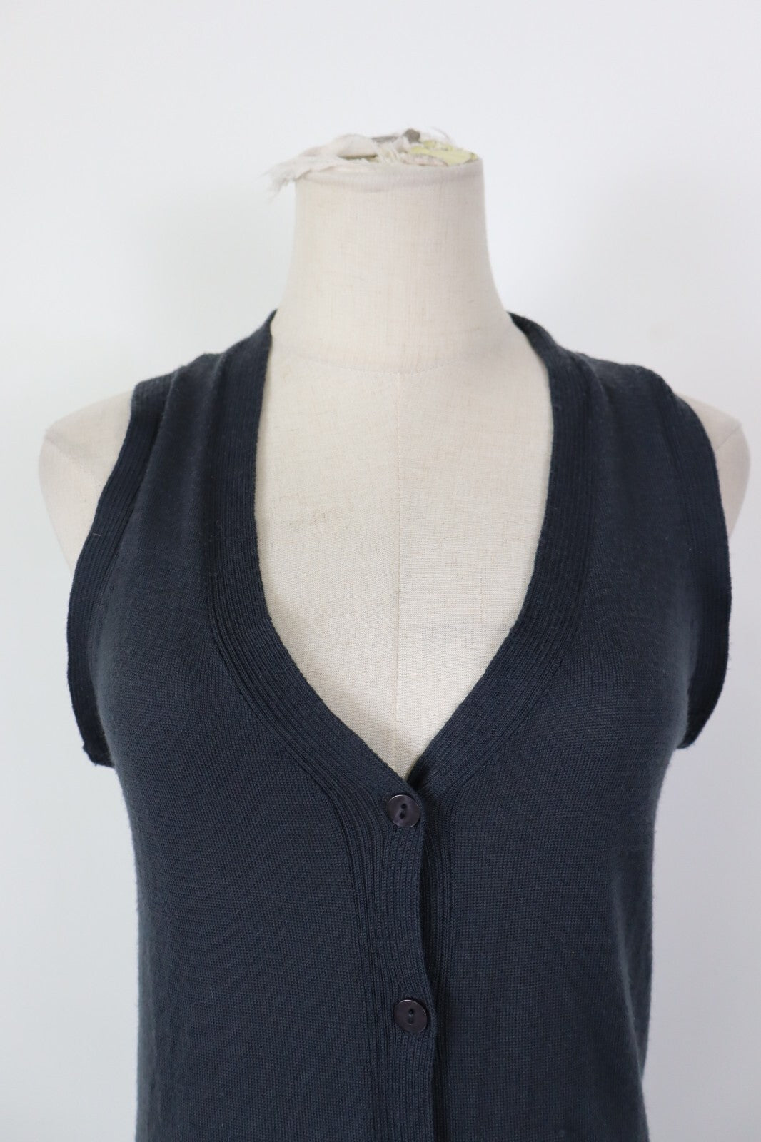 PATRIZIA PEPE JEANS MAGLIONE SMANICATO CARDIGAN DONNA Tg. M WOMAN CASUAL COTONE