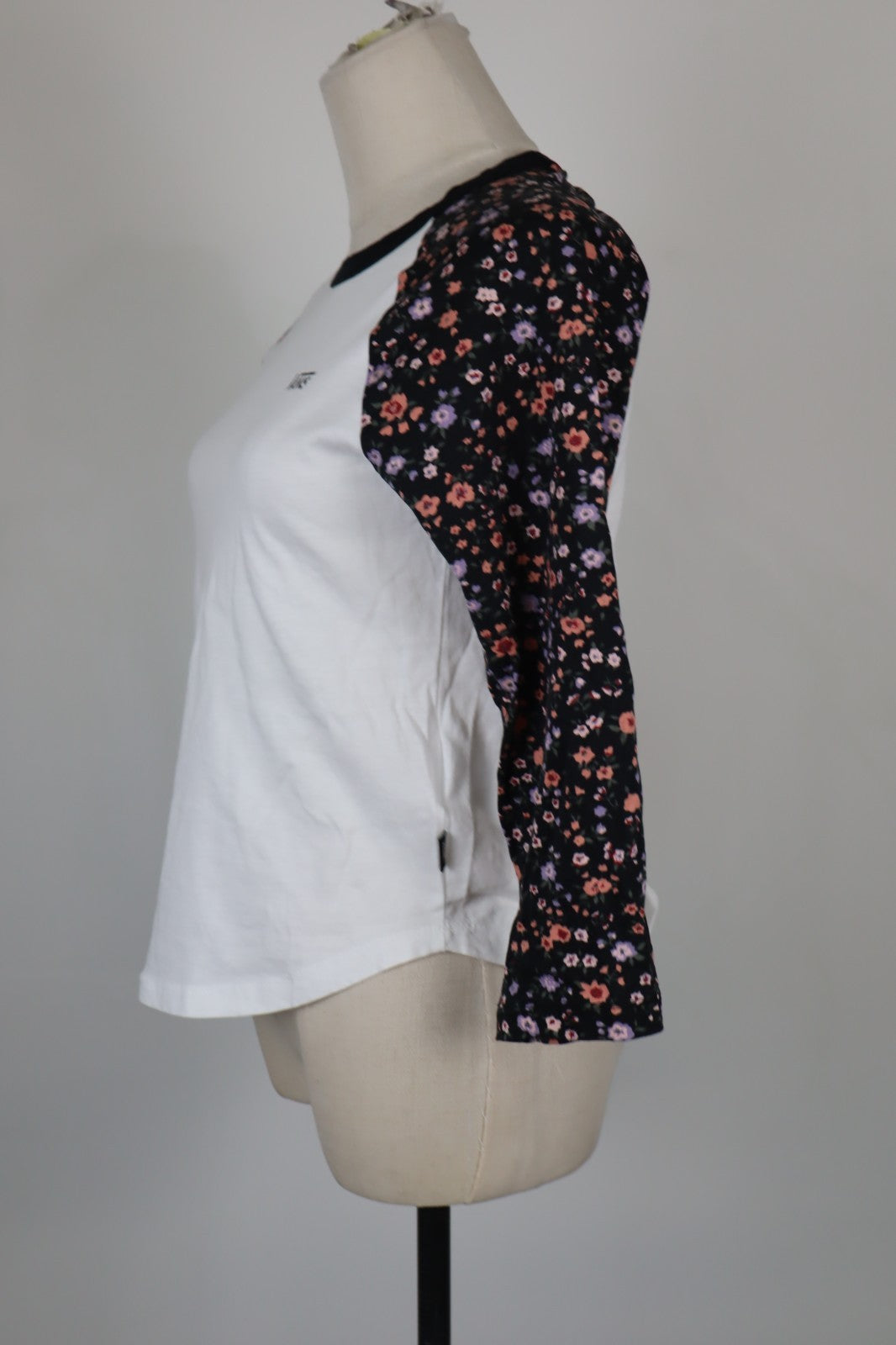 VANS MAGLIA DONNA TG. XS WOMAN CASUAL VINTAGE T-SHIRT  TOP COTONE