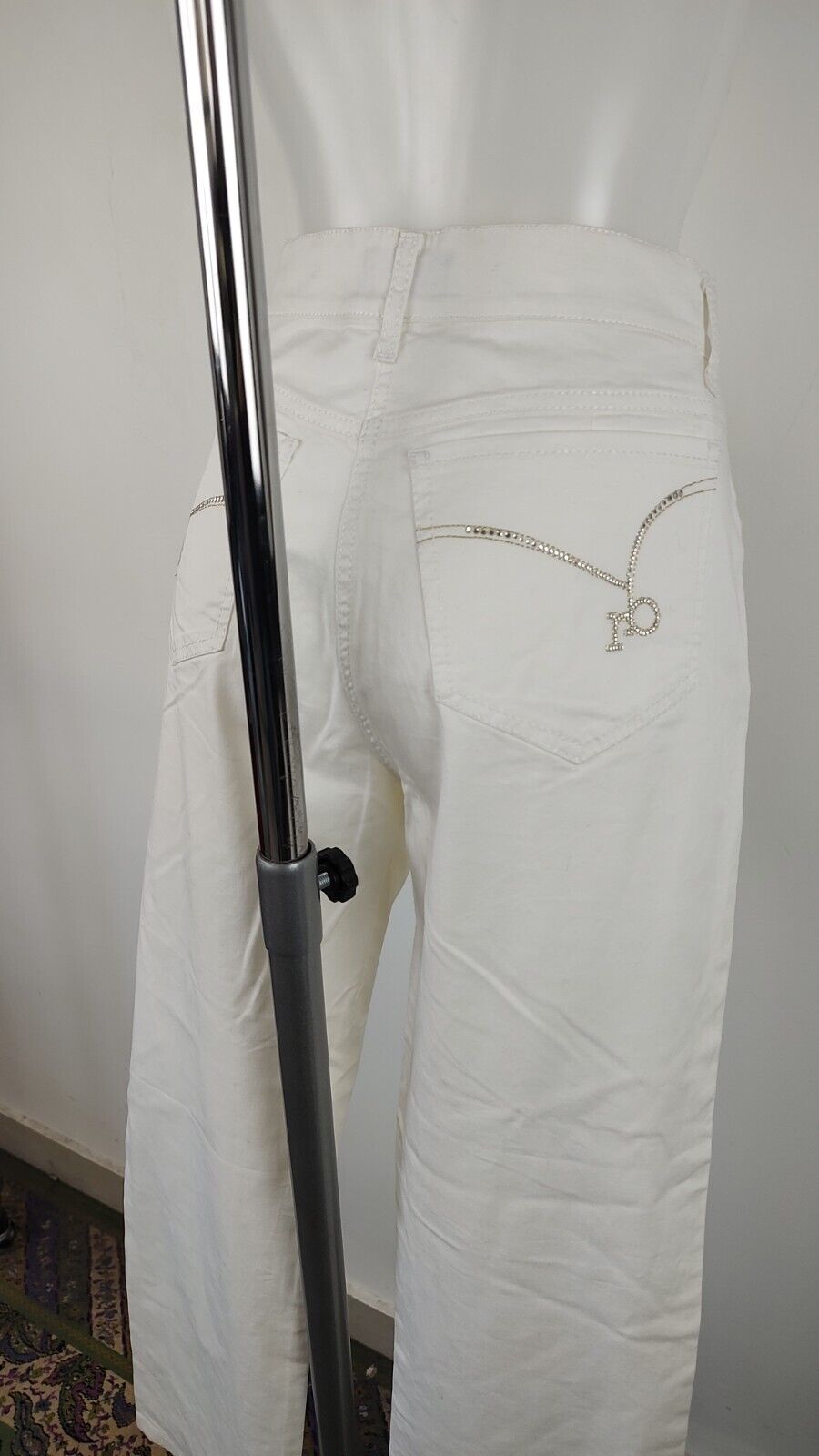 ROCCOBAROCCO PANTALONE CASUAL DONNA TG. 48 WOMAN VINTAGE PANTS COTONE