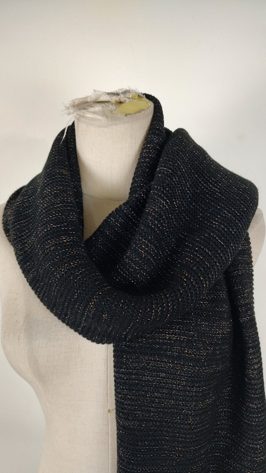 PIERRE CARDIN SCIARPA UOMO DONNA WOMAN MAN VINTAGE CASUAL SCARF METALLO