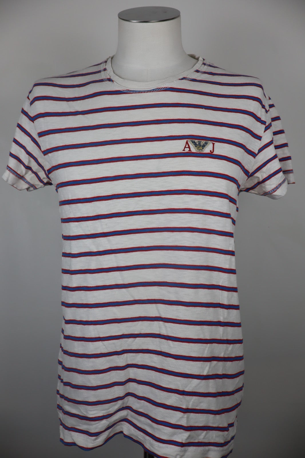 AJ ARMANI JEANS MAGLIA COTONE UOMO TG. L SLIM MAN COTTON SHIRT CASUAL VINTAGE