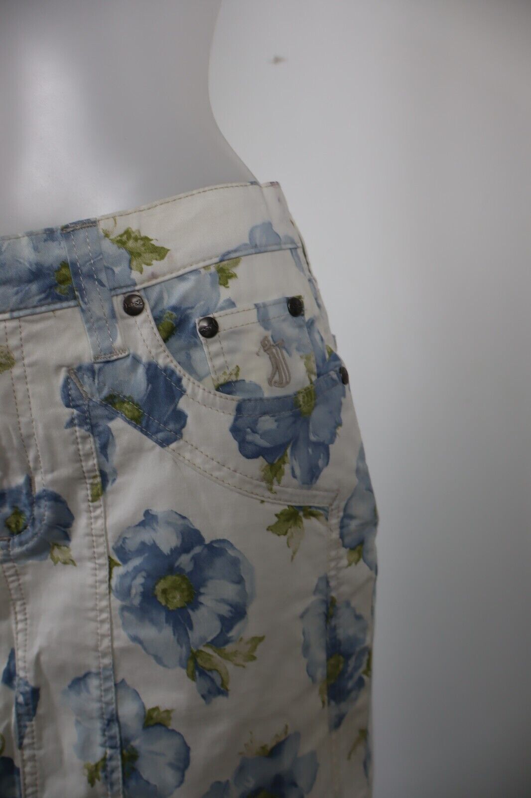 JECKERSON GONNA DONNA TG. 26 WOMAN VINTAGE SKIRT CASUAL COTONE