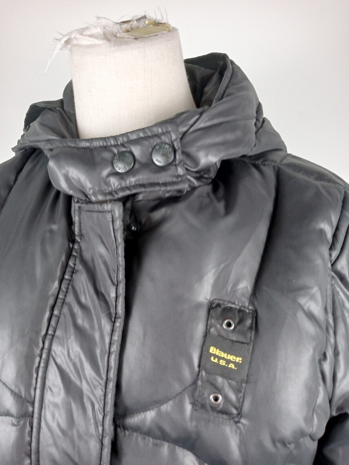 BLAUER GIUBBINO PIUMINO GIACCA DONNA Tg M WOMAN CASUAL JACKET VINTAGE