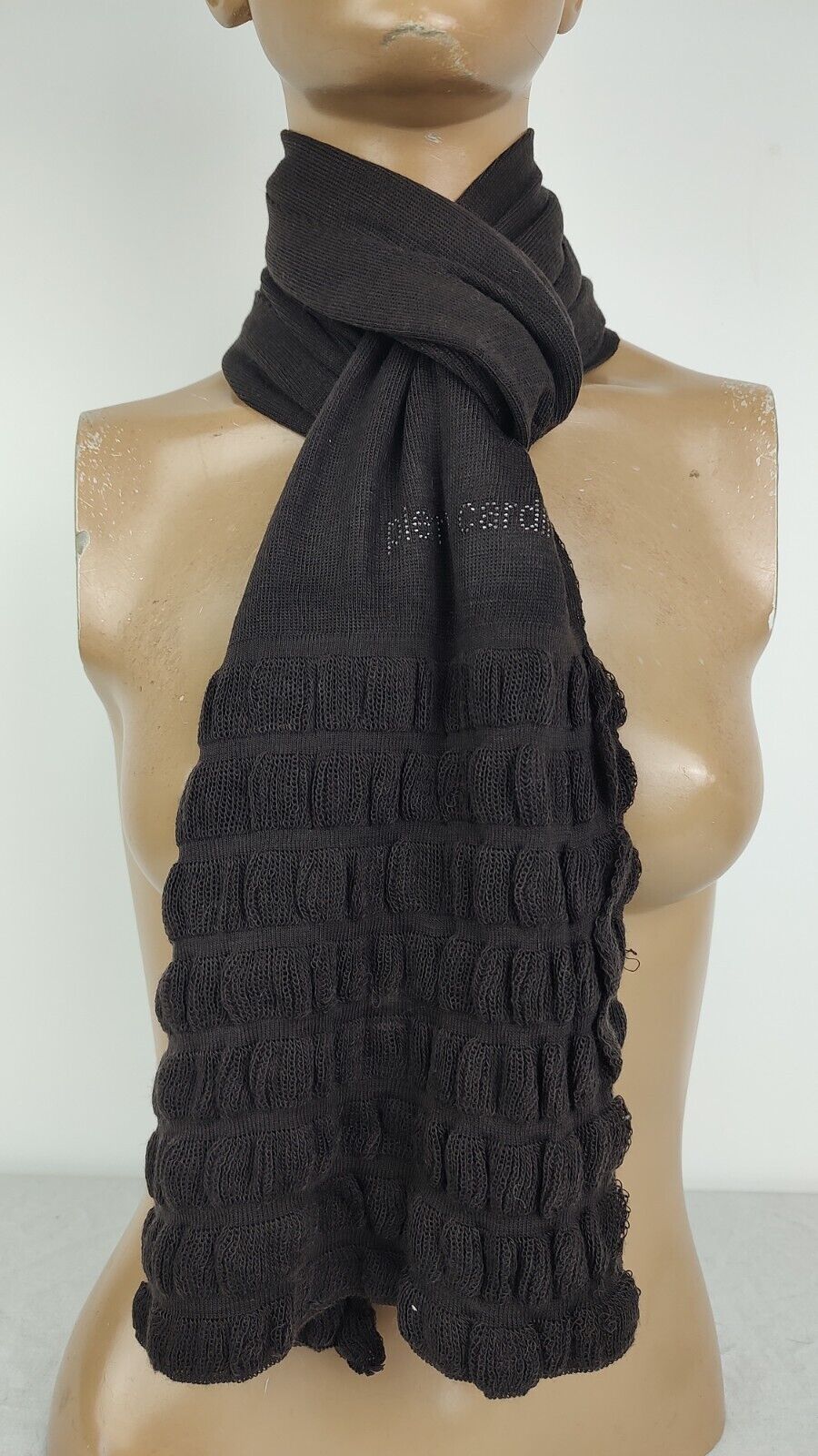 PIERRE CARDIN SCIARPA CON TAG UOMO DONNA WOMAN MAN VINTAGE CASUAL SCARF