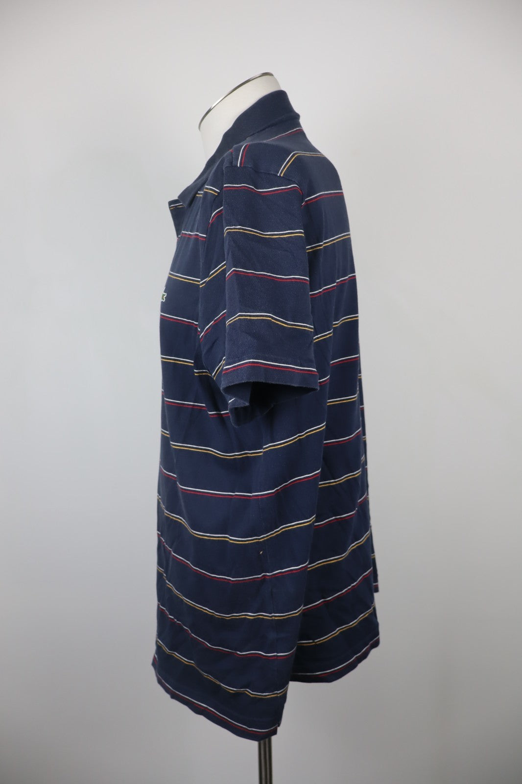 LACOSTE MAGLIA UOMO COTONE 2XL 7 MAN COTTON POLO SHIRT CASUAL VINTAGE LOGO