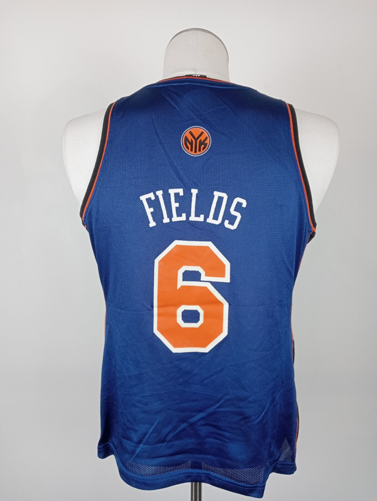 ADIDAS NBA CANOTTA N 6 FIELDS NEW YORK BASKET T-SHIRT SMANICATO UOMO TG L SPORT