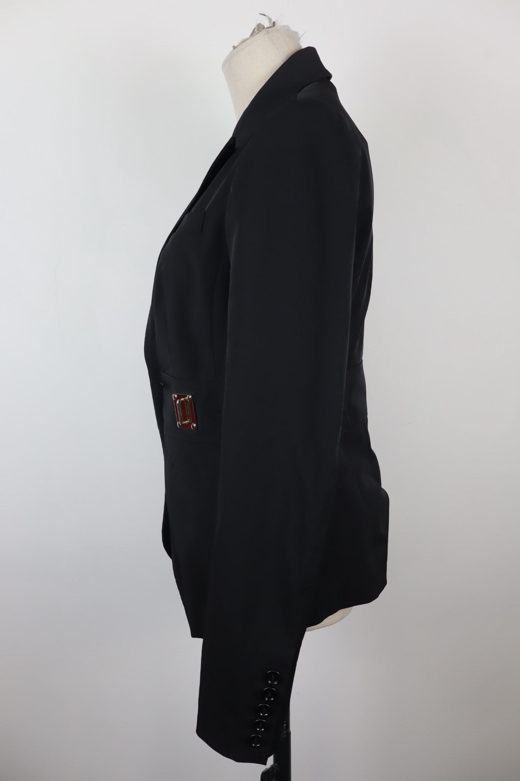 ELISABETTA FRANCHI BLAZER GIACCA DONNA Tg 44 WOMAN CASUAL VINTAGE JACKET NERO