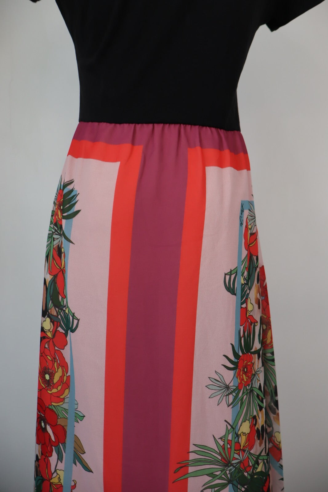 LIU JO VESTITO DONNA TG. 42 WOMAN CASUAL VINTAGE DRESS ABITO COTONE