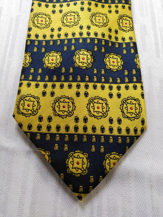NINO SALZANO 100% SILK TIE SETA CRAVATTA NECKTIE MADE IN ITALY CLASSIC