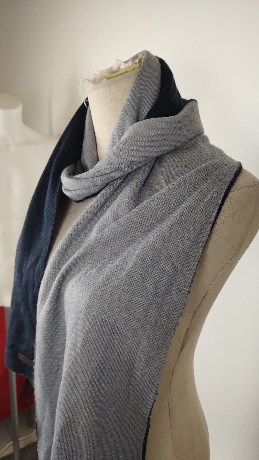 CALVIN KLEIN JEANS SCIARPA UOMO DONNA WOMAN MAN VINTAGE CASUAL SCARF DOUBLE-FACE