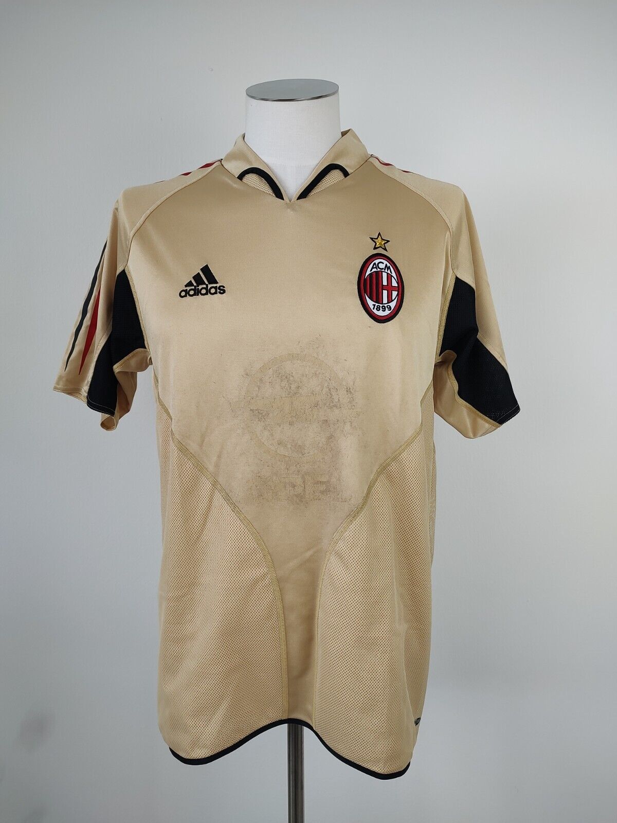 ADIDAS MILAN MAGLIA CALCIO UOMO Tg S SOCCER TRIKOT MAN JERSEY SPORT 2004/05