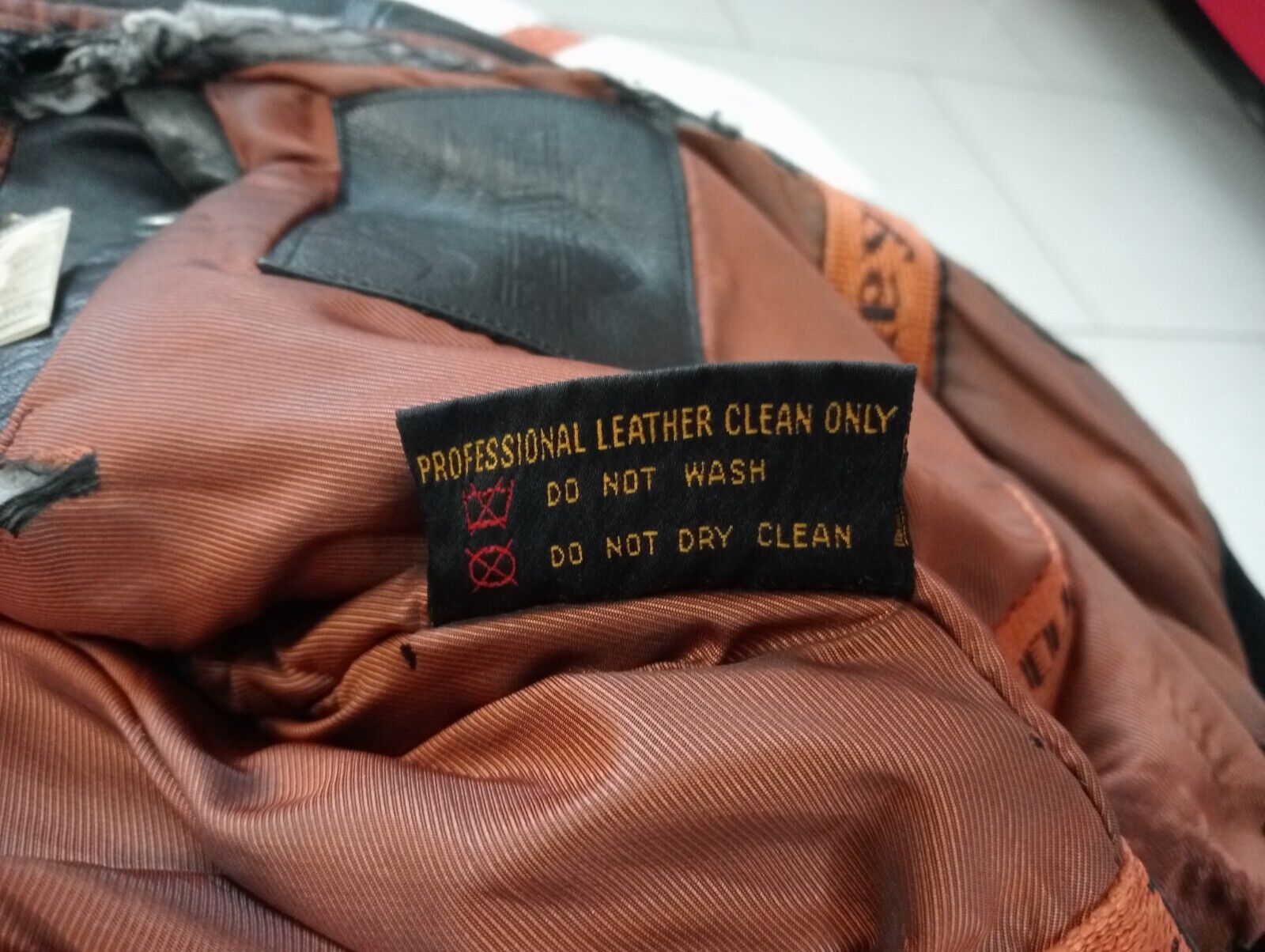 HARLEY DAVIDSON GIUBBINO PELLE MOTO LEATHER GIACCA UOMO Tg L MAN CASUAL JACKET