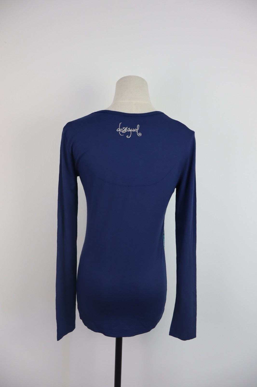 DESIGUAL MAGLIA DONNA TG. M WOMAN CASUAL VINTAGE T-SHIRT  TOP VISCOSA
