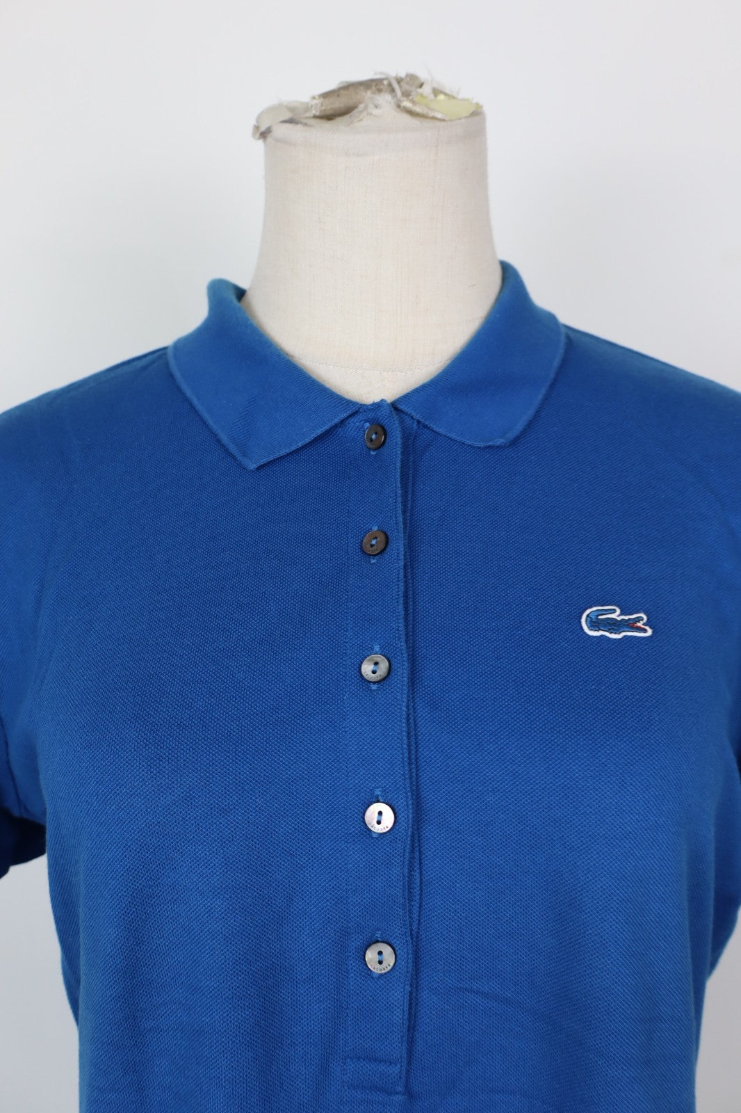 LACOSTE VESTITO POLO DONNA TG. 42 WOMAN CASUAL VINTAGE DRESS COTONE