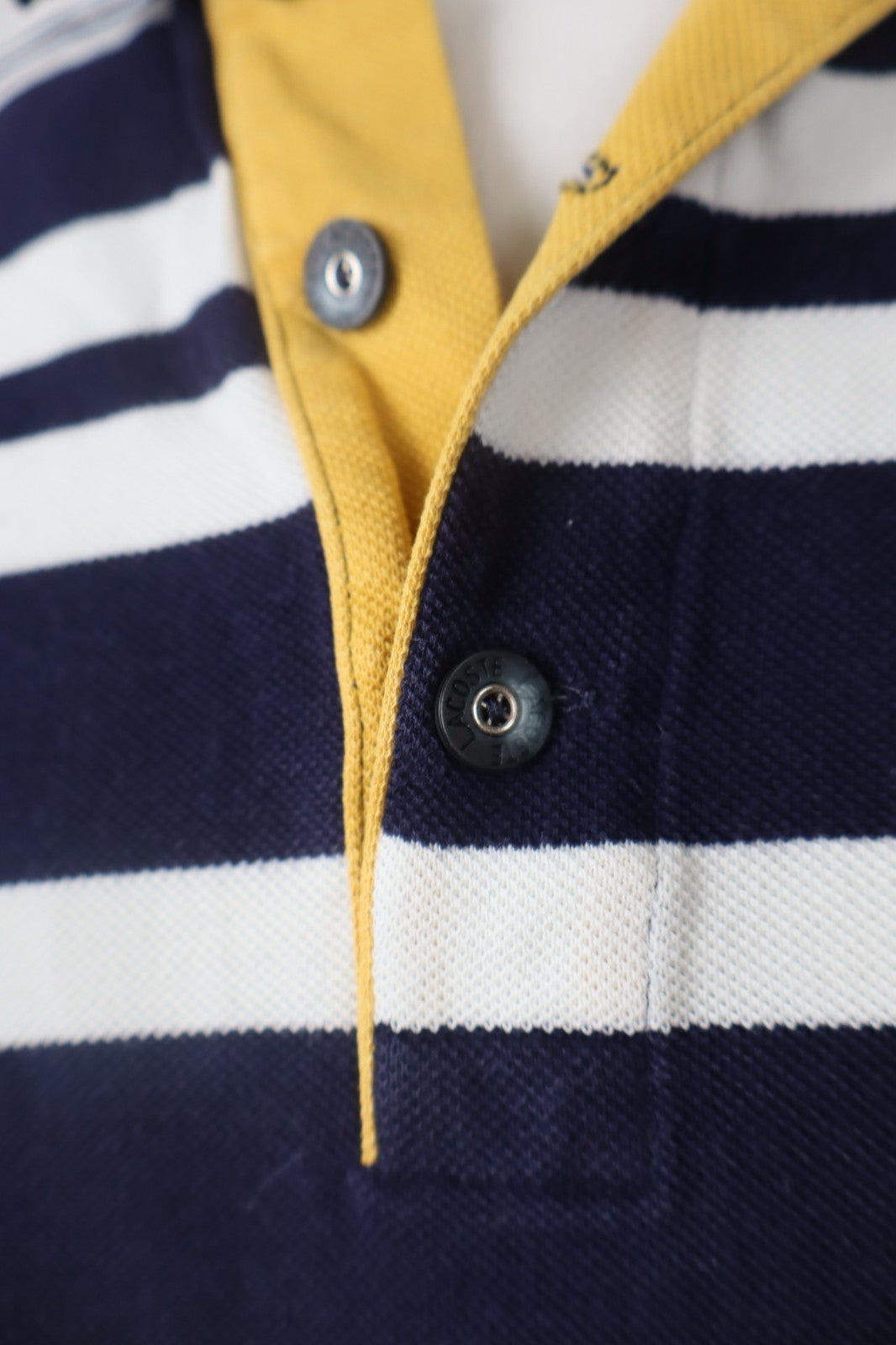 LACOSTE MAGLIA UOMO COTONE TG. 5 MAN COTTON POLO SHIRT CASUAL VINTAGE LOGO