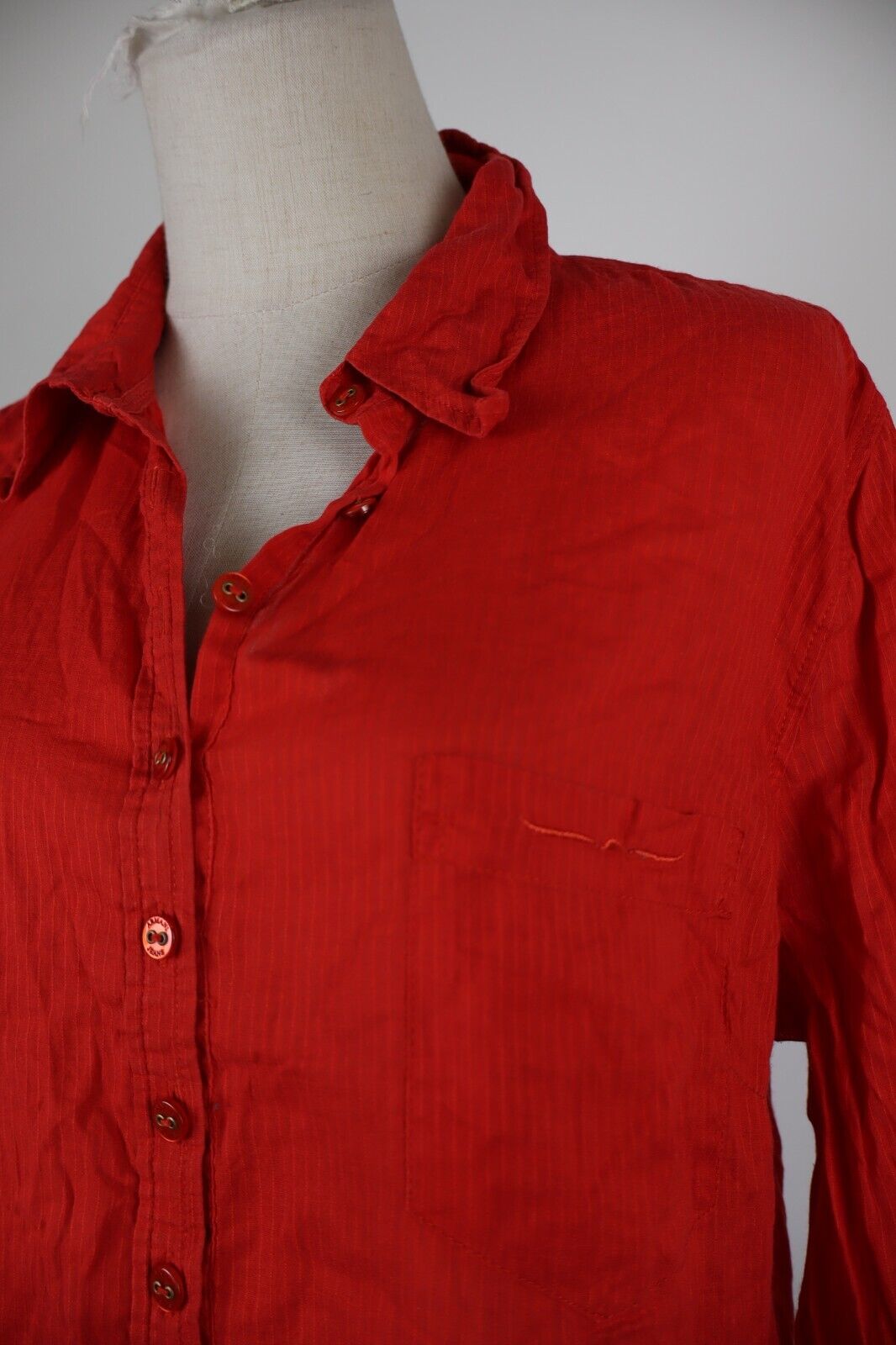 AJ ARMANI JEANS CAMICIA DONNA TG. 48 WOMAN SHIRT CASUAL VINTAGE