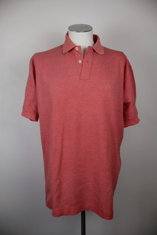 FILA POLO MAGLIA UOMO TG 56 MAN T-SHIRT CASUAL VINTAGE COTONE COTTON LOGO