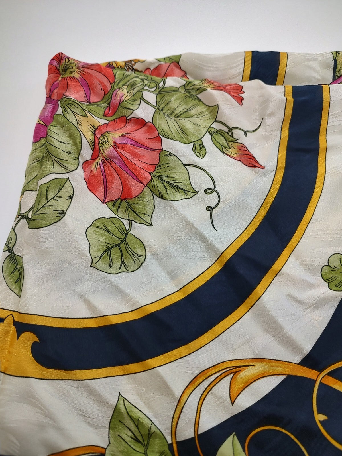 R  FOULARD 100% SILK SCARVES SCARF RECTANGLE SETA MADE IN ITALY