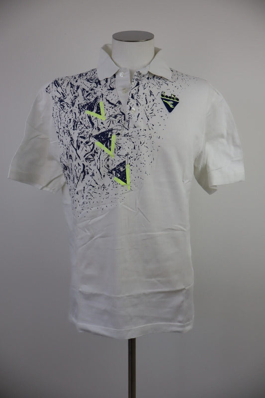 DIADORA TENNIS MAGLIA POLO CALCIO T-SHIRT UOMO Tg 50 MAN SPORT VINTAGE