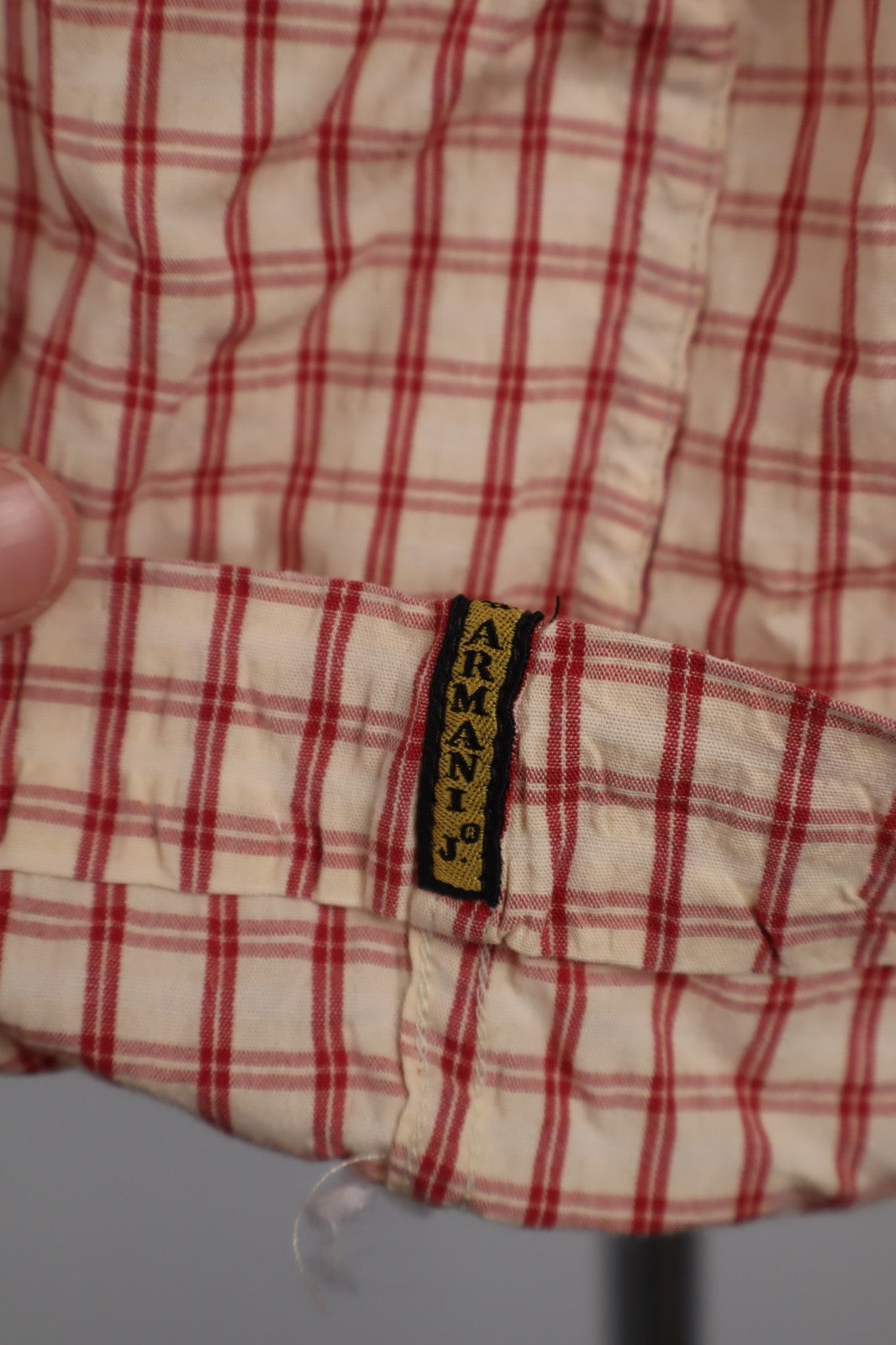 AJ ARMANI JEANS CAMICIA SHIRT UOMO MAN TG. L CASUAL VINTAGE MN ITALYADE I
