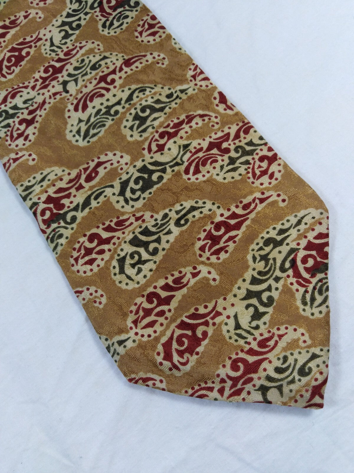 LES COPAINS 100%  SILK TIE SETA CRAVATTA NECKTIE MADE IN ITALY