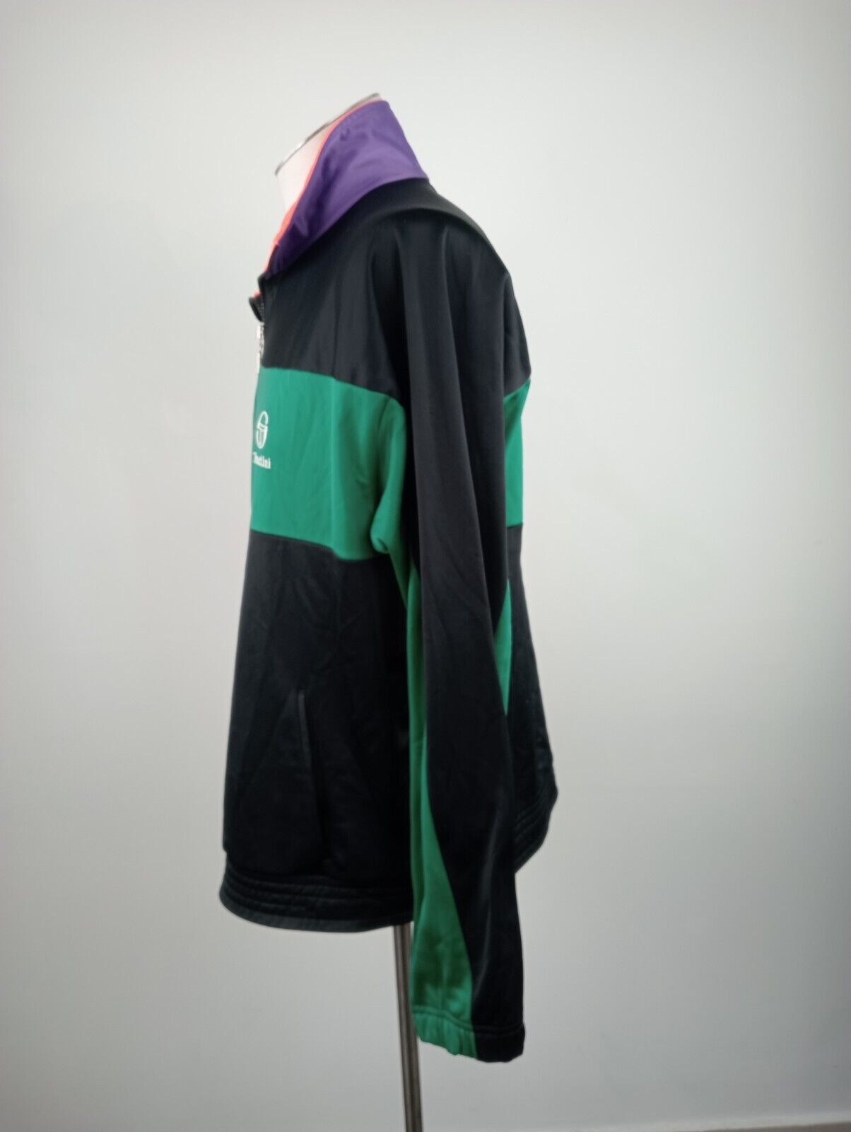 SERGIO TACCHINI TENNIS FELPA MAGLIA ZIP UOMO 48 MAN SHIRT SPORT VINTAGE JACKET