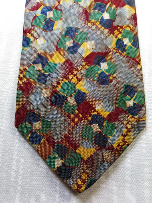 PAL ZILERI 100% SILK TIE SETA CRAVATTA NECKTIE MADE IN ITALY CLASSIC